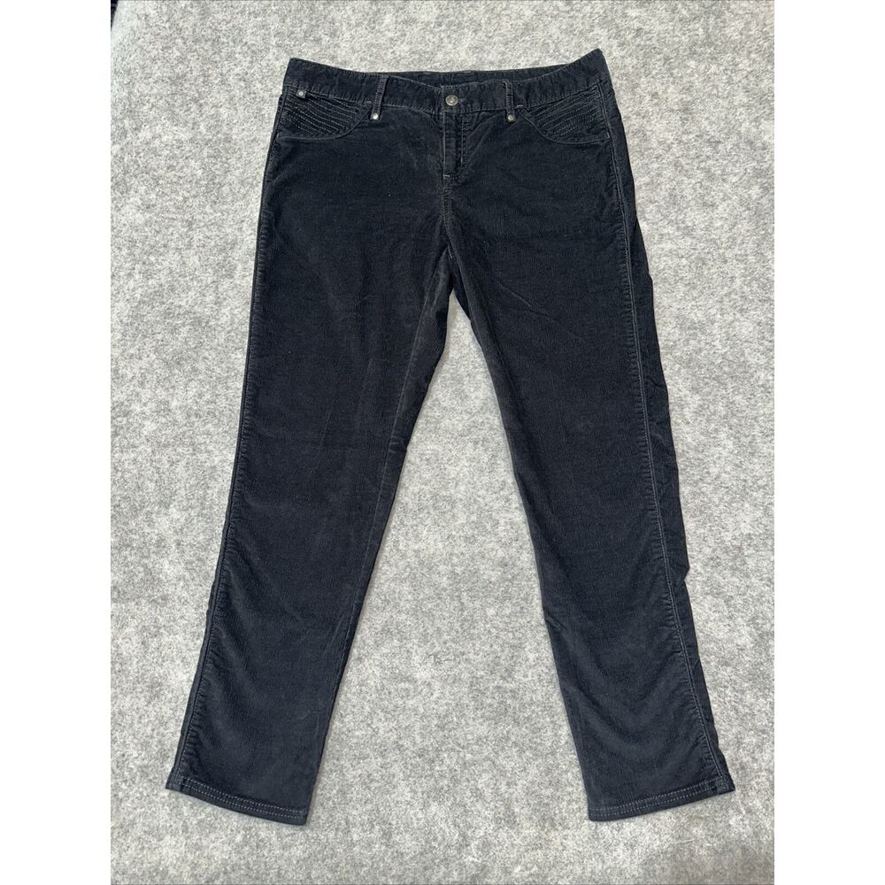 Athleta Women's Skinny Corduroy Pantsโ Size 14 Black Pants